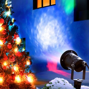 LEDプロジェクターライト、芝生ランプの段階ライトLEDの水灯、 ハロウィーン クリスマス パーティ ホリデー 公園 風景の装飾 防水プロジ