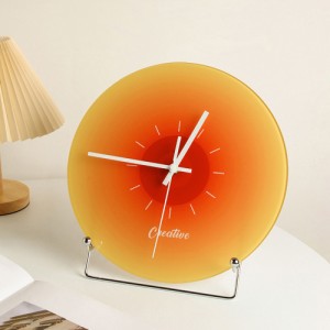 太陽系時計 創意的日没時計厳選落日掛け時計北欧寝室装飾品飾りネットレッドリビング時計