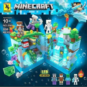 マインクラフト 海底お城 7タイプ 大人気ミニフィグ マインクラフト ブロック レゴ LEGO互換品 おもちゃ 子供 男の子 女の子 クリスマス 