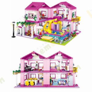 ハウス ブロック キッズ 子供おもちゃ レゴ互換品 子供 ブロック 女の子 男の子 玩具 想像力と創造力を育てる クリスマス 誕生日プレゼン