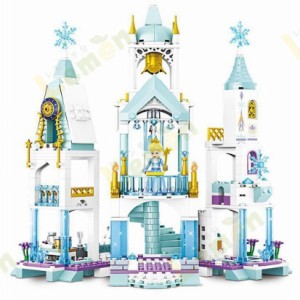 ブロック お城 アンナと雪の女王 プリンセス ミニフィグ付き 子供おもちゃ 568PCS レゴ互換品 想像力と創造力を育てる クリスマス 誕生日