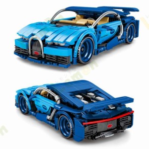 ブロック 玩具 プルバック車 F1 GTR BMW スポーツ車 モデル 模型おもちゃ レゴ互換品 プルバック車 スーパーカーブガッティ車 互換品クリ