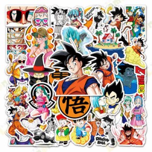 ドラゴンボール 50枚 ステッカー Dragon Ball 防水 耐水 シール 詰め合わせ 車 アニメシール おしゃれ 防水シール スーツケース バイク 