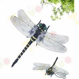 虫除け具 おにやんま君 12cm [本物とほぼ同じサイズ] 虫除け トンボ 蜻蛉 虫対策 安全ピン付き お釣り 山登り キャップ 虫除け器具 虫よ