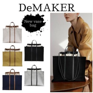 【DeMAKER】ディメーカー new vase Bag キャンバス トート ショルダー バッグ 韓国 SNS 話題