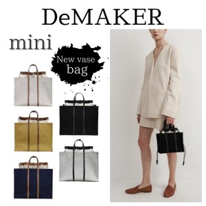 【DeMAKER】ディメーカー new vase mini Bag キャンバス トート ショルダー バッグ 韓国 SNS 話題
