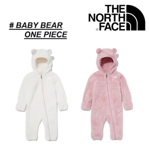 THE NORTH FACE ザ ノースフェイス BABY BEAR ONE PIECE ベビーベア フード フリース カバーオール 赤ちゃん服
