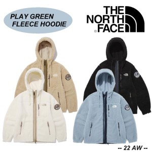 韓国直輸入 THE NORTH FACE ザ ノース フェイス PLAY GREEN FLEECE HOODIE フードフリース  ジャケット ユニセックス