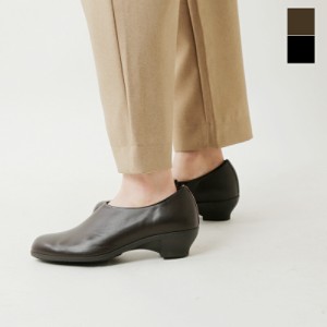 (tr-012)  TRAVEL SHOES by chausser トラベルシューズバイショセ  レザーウェッジソールスリッポンシューズ   レディース