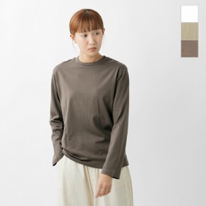 【クーポン対象】(lf044-01) LIFiLL リフィル コットニー 天竺 スリット ロングスリーブ Tシャツ “COTTONY SLIT LONGSLEEVE TEE”  レデ