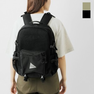 (574-4975223) and wander アンドワンダー 防水 3D メッシュ バックパック “3D mesh backpack”  2024ss新作 ユニセックス