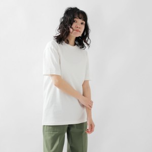 (hm1-x201) Hanes ヘインズ コットン クルーネック ショートスリーブ Tシャツ “T-SHIRTS SHIRO”  2024ss新作 ユニセックス