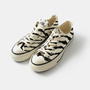 【クーポン対象】(allstar-us-zebra-ox)  2024ss新作 CONVERSE コンバース オールスター US ゼブラ OX キャンバス スニーカー  レディー