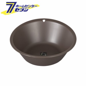 フロート洗面器　フック穴付 ブラウン新輝合成 [バス用品　洗面所　 風呂桶]