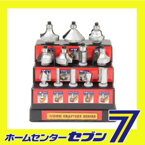 超硬ルータービットセット TRB-12S藤原産業 [先端工具 電動アクセサリ トリマー ルーター]