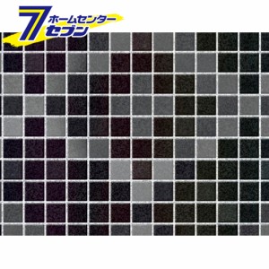 貼ってはがせる装飾シート　DEC-10 ホロタイル柄 BK　ブラック　40ｃｍ×100ｃｍ [DECO　SHEET　デコシート　模様替　装飾]