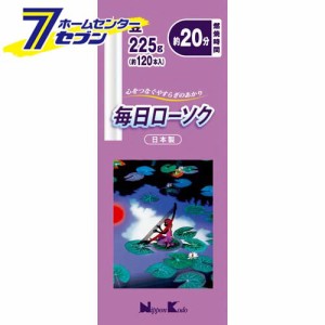 毎日ローソク 豆 225g日本香堂 [ろうそく ロウソク 蝋燭 仏事 神仏 仏事用品]