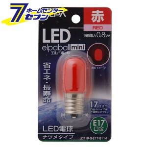 LEDナツメ形E17 LDT1R-G-E17-G114 ELPA