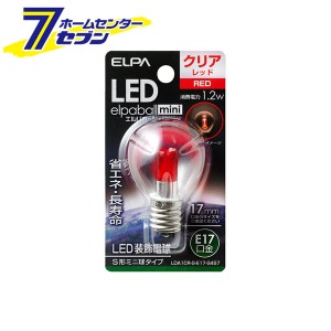 LED電球 S形 E17 LDA1CR-G-E17-G457 ELPA