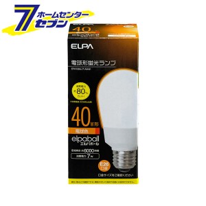 電球形蛍光灯A形 40W形 EFA10EL/7-A042 ELPA