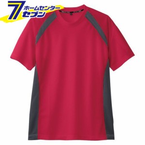 半袖Ｔシャツ（吸汗速乾） レッド SSコーコス信岡 [半袖 半そで　シャツ　スポーツ　カジュアル　イベントシャツ　イベント]