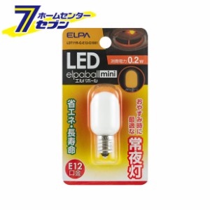 LED常夜灯用ナツメ球 LDT1YR-G-E12-G1001ELPA [ナツメ球　LED　電球]