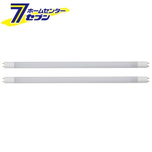 オーム電機 直管LEDランプ 20形相当 G13 昼白色 グロースタータ器具専用 2本入06-0917 LDF20SS・N/8/102P1[LED電球・直管:LED直管ランプ]