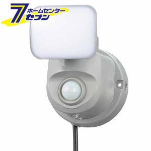 オーム電機 LEDセンサーライト 人感・明暗 コンセント式 1灯07-8069 OSE-LS400[セキュリティ・防災用品:センサーライト]