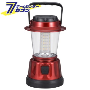 オーム電機 LEDランタン3光色 ミニ レッド07-8777 LN-M15A6-R[電池式ライト:ランタン]