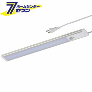 オーム電機 LEDエコスリム 人感明暗センサー式ライト 7W 昼光色06-4188 LT-NLEST07D-HP[照明器具:スリムライト]