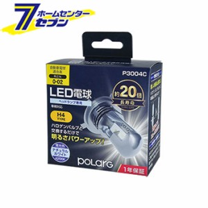 LEDヘッドライト H4 4200K 12V/12W P3004C 日星工業 [カーアクセサリー ライト 電球 ヘッドランプ カー用品]