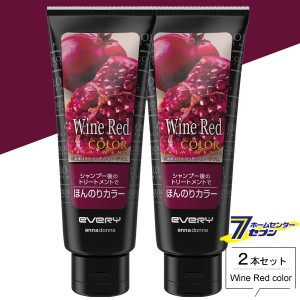 トリートメント カラー ワインレッド 160g お得な2本セット エブリ ダリヤ アンナドンナ [カラートリートメント 髪染め ほんのりカラー 