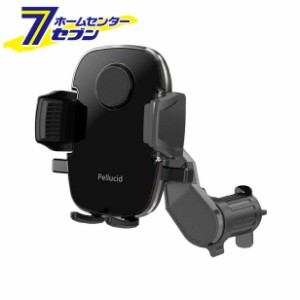 ワンタッチスマホホルダー エアコンルーバー取付 PPH2109  ペルシード [Pellucid スマートフォン ホルダー スマホ 車用]