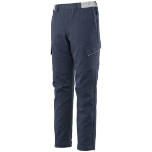 ワークパンツ ネイビー XL ユニセックス F2JF158114XL ミズノ [通年向け ズボン ボトムス xlサイズ navy 制電素材 綿混 ストレッチ素材 