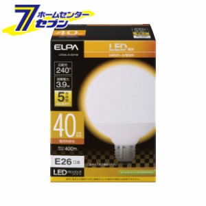 LED電球 ボール形 広配光 口金E26 電球色 LDG4L-G-G2102 エルパ [40W形 密閉型器具対応]