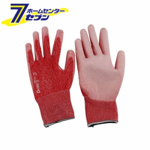 PUカバーリング手袋 赤白モク 2010AZ-156-M DiVaiZ [背抜き手袋 作業用]