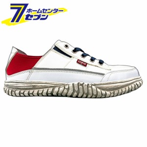 セーフティシューズ104 ホワイト 25.5cm  EDWIN [ワークシューズ 軽量 作業靴]