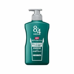 8x4(エイトフォー) メン 薬用ボディウォッシュ 本体(400ml)【ケース販売：9個】  花王 【8x4 MEN(エイトフォー メン)】 ボディソープ メ