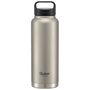 スクリューハンドル マグボトル シルバー 1200ml STSC12 スケーター [保温 保冷 水筒 マイボトル ダイレクト 直飲み 持ち手 ステンレス]