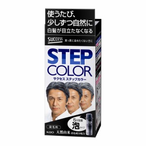 サクセス ステップカラー (110g)  花王 [白髪染め 白髪隠し 泡タイプ 男性用 メンズ ヘアカラー ヘアケア kao]