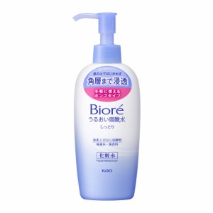 ビオレ うるおい弱酸水 しっとり 本体 200ml  花王 [化粧水 ポンプタイプ 本体 無着色 無香料 スキンケア 基礎化粧品 オールインワン kao