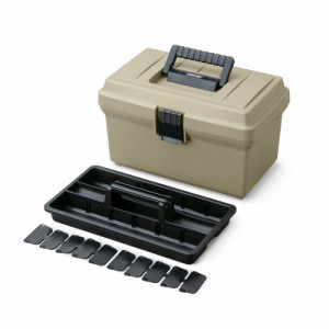 小型 工具箱 HARD PRO カーキ プラスチック OD-400 アイリスオーヤマ [ツールボックス おしゃれ 収納 工具入れ 工具ボックス]