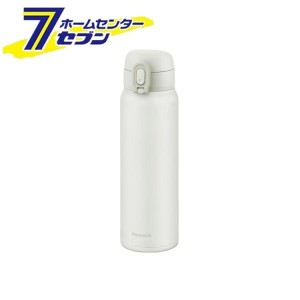 ワンタッチマグボトル 600ml (ホワイト) AKT-60 W ピーコック [水筒 保温保冷 真空2重構造 ワンタッチ 直飲み ロックリング付き おしゃれ