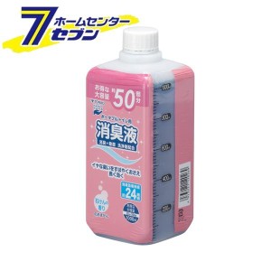 ポータブルトイレ用消臭液1000ml (ブルー)  新輝合成 [約50回分 石鹸の香り 消臭液 消臭剤 有色 液体]