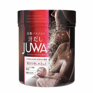 汗だし JUWA スパイシーウッドの香り (500g)  [バスソルト 浴用化粧料 入浴剤 白元アース]