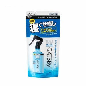 ギャツビー 寝ぐせ直しウォーター つめかえ用 (250ml)  [ヘアスタイル 整髪料 男性用 メンズ マンダム]