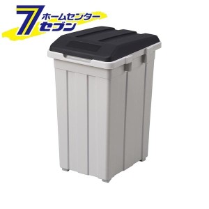 ジョイント分別ペール 33L (ブラック)  アスベル [ゴミ箱 外 屋外用 連結 フタ付 ベランダ スタイリッシュ ASVEL]