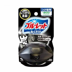 液体ブルーレットおくだけ つけ替用 心なごむ炭の香り (70ml)  [便器 洗浄 防汚 小林製薬]