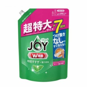 ジョイ W除菌 食器用洗剤 ミント 詰め替え 超特大 (910ml)  [台所洗剤 キッチン 食器洗い 除菌 P&G]