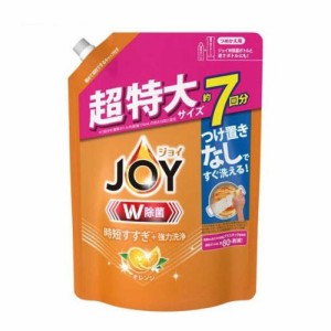 ジョイ W除菌 食器用洗剤 オレンジ 詰め替え (910ml)  [台所洗剤 キッチン 食器洗い 除菌 P&G]